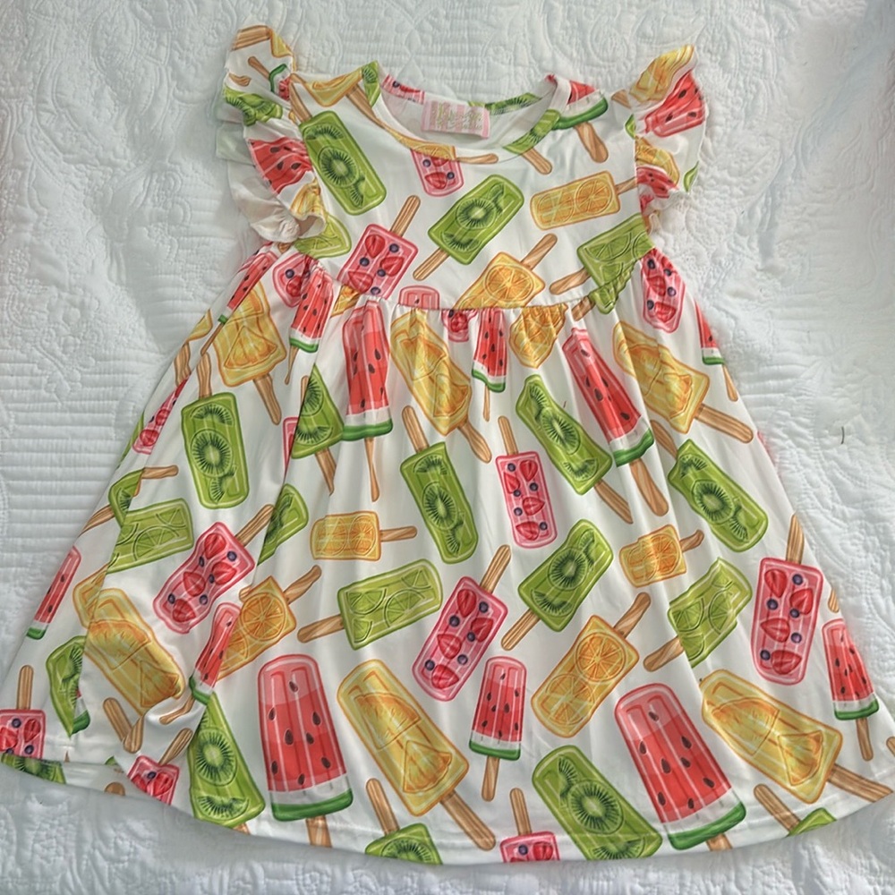 Fun Summer Treats Girls Dress Sz 5-6T